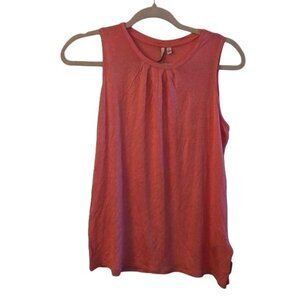 Calvin Klein Jeans Womens Sleeveless Coral Tank Top S Lightweight Casual